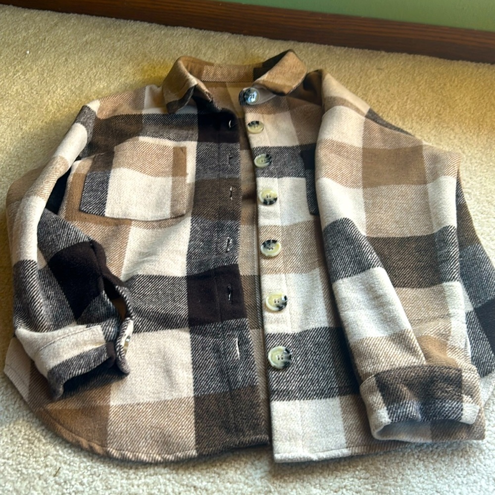 brown shacket